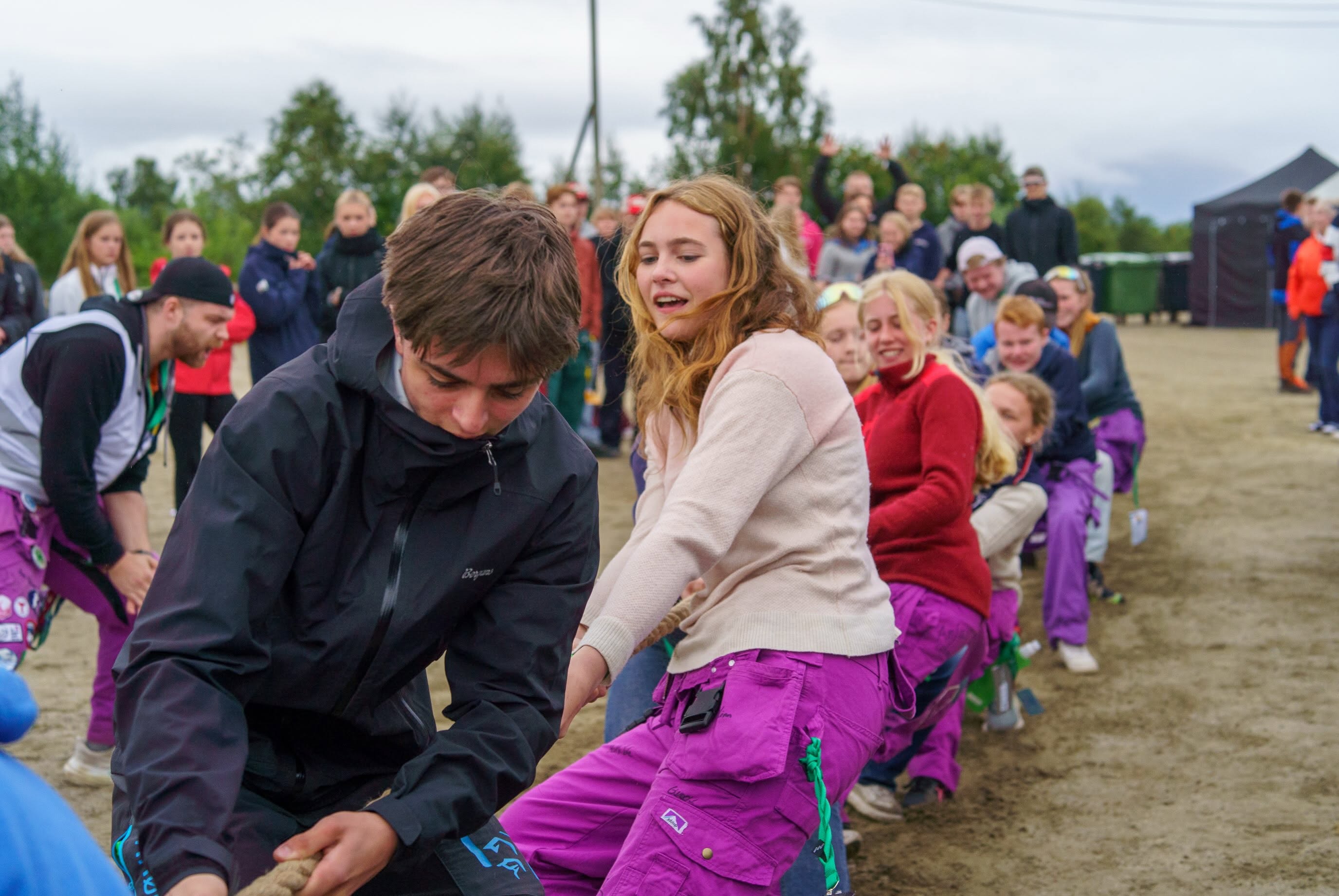 Deltakere i leiraktivitet
